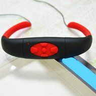 JINBEST Upgraded Waterproof Sport 4GB FM MP3 Music Player Earphone for Underwater Swimming Diving Swimming, Surfing...