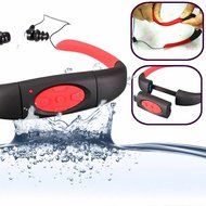 JINBEST Upgraded Waterproof Sport 4GB FM MP3 Music Player Earphone for Underwater Swimming Diving Swimming, Surfing... N2