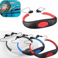 JINBEST Upgraded Waterproof Sport 4GB FM MP3 Music Player Earphone for Underwater Swimming Diving Swimming, Surfing... N7