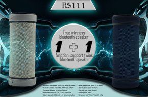 SUN ALSO MOON Bluetooth Speaker V4.1 Function 1+1 Wireless Stereo TWS Waterproof Wireless Mini Bluetooth Speaker... N2