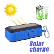 (2016 New Version) Nunet Solar/Battery Powered 2x3W Bluetooth Speaker IPX4 Splashproof Portable Wireless MP3 Player... N3