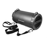 Kocaso Portable Bluetooth 2.1 Speaker with Carrying Strap (Cylinder Shaped, Wireless, AUX In, MicroSD, USB)
