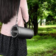 Kocaso Portable Bluetooth 2.1 Speaker with Carrying Strap (Cylinder Shaped, Wireless, AUX In, MicroSD, USB) N2