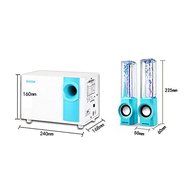 CREATESTAR Fountain Water Dance Speaker subwoofer 2.1 Creative Desktop PC Multimedia Wireless Bluetooth CSR 4.0... N10