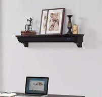 Bell&#039;O Digital BDS4012-50-E474 50&quot; Sound Bar Speaker Shelf, Dark Espresso N3