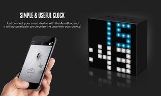 Raidfox&reg; Aurabox Wireless 4.0 Smart LED Speaker with APP Control for Pixel Art Creation + Animation and Social... N2
