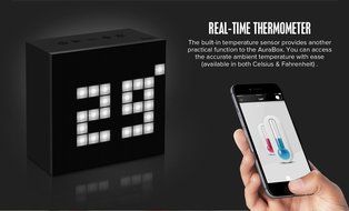 Raidfox&reg; Aurabox Wireless 4.0 Smart LED Speaker with APP Control for Pixel Art Creation + Animation and Social... N3