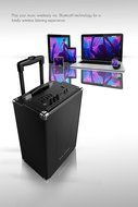 Sharper Image Bluetooth Wireless Streaming Tailgate Speaker with Equalizer (Black) N2