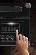 Sharper Image Bluetooth Wireless Streaming Tailgate Speaker with Equalizer (Black) N4
