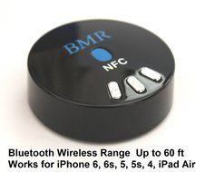 BMR Bluetooth A2DP Wireless Portable Transmitter (Connect to 3.5mm Audio Devices, Pair with Bluetooth Receiver... N10