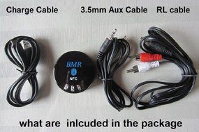 BMR Bluetooth A2DP Wireless Portable Transmitter (Connect to 3.5mm Audio Devices, Pair with Bluetooth Receiver... N11