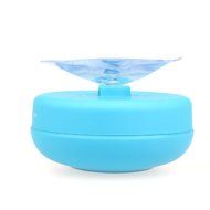 ZPS Wireless Mini Waterproof Bluetooth Suction Shower Car Handsfree Mic Speaker (Blue) (As shown) N3