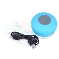 ZPS Wireless Mini Waterproof Bluetooth Suction Shower Car Handsfree Mic Speaker (Blue) (As shown) N5