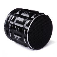 HDE Metallic Rechargeable Wireless Bluetooth Bass Speaker for Streaming Music (Black) N3