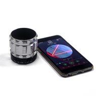 HDE Metallic Rechargeable Wireless Bluetooth Bass Speaker for Streaming Music (Black) N14