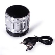 HDE Metallic Rechargeable Wireless Bluetooth Bass Speaker for Streaming Music (Black) N15