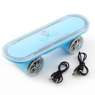 ER CHEN(TM) Scooter Bluetooth 3.0 Wireless Speaker with Led Light,Skateboard Stereo Speakers Portable MP3 Player... N9