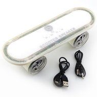 ER CHEN(TM) Scooter Bluetooth 3.0 Wireless Speaker with Led Light,Skateboard Stereo Speakers Portable MP3 Player... N15