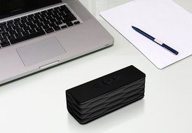 Latte BC235DBLK SoundMagic boom Portable Bluetooth Speaker with a Built-In Microphone and 2 Speakers (Black) N7