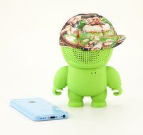Imixid Audiobots 7.0 Bluetooth Powered Speakerbot (Lime)