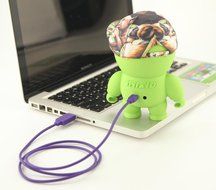 Imixid Audiobots 7.0 Bluetooth Powered Speakerbot (Lime) N2