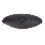YOUNGFLY Portable Fashionable Wireless Bluetooth Super Bass Rugby Speaker Mic For Samsung iPhone iPad,Black N4