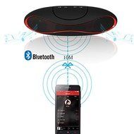 YOUNGFLY Portable Fashionable Wireless Bluetooth Super Bass Rugby Speaker Mic For Samsung iPhone iPad,Black N7