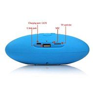YOUNGFLY Portable Fashionable Wireless Bluetooth Super Bass Rugby Speaker Mic For Samsung iPhone iPad,Black N11