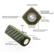 Hapyia Wireless Bluetooth Speaker - Yellow N11