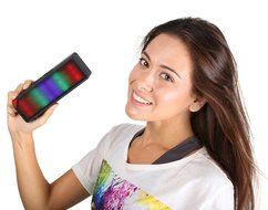 Led Bluetooth Speaker By Abco Tech - Multicolor Flashing Led Lights Speaker with Premium Sound Quality - Fm Radio... N2