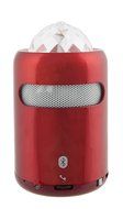 Maven Gifts: Wireless Disco Light Speaker in Red &ndash; Hi-Fi Speaker Quality &ndash; Works With Bluetooth, MP3, MP4 USB,... N2