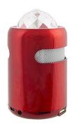 Maven Gifts: Wireless Disco Light Speaker in Red &ndash; Hi-Fi Speaker Quality &ndash; Works With Bluetooth, MP3, MP4 USB,... N4