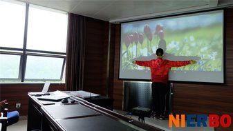 2016 New High Brightness high brightness FULL 3D Short throw DLP Projector projetor for office Home Theater N4