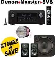 Denon AVR-S910W 7.2 Full 4K Ultra HD Channel Receiver With Bluetooth/HDCP2.2 + SVS Prime Satellite 2.1 High-Grade...