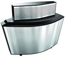 Sharper Image SBT5006BK Bluetooth Subwoofer With Wireless Bluetooth Speaker, Wireless Charging Pad (Black)
