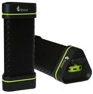 Fenix Water-Resistant Dustproof and Shockproof Black and Neon Green Triangle Shaped Portable Rugged Wireless Bluetooth...