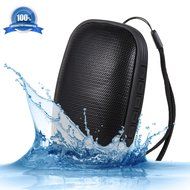 Atill Portable Wireless Bluetooth Speaker for iPhone, iPad, Samsung (Outdoor, Waterproof) - Black