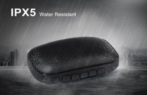 Atill Portable Wireless Bluetooth Speaker for iPhone, iPad, Samsung (Outdoor, Waterproof) - Black N3
