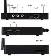 HiMedia H8 64bit Octa-Core Android 5.1 Lollipop TV Box 2GB RAM 16GB ROM RK3368 chipset with 4K60, 3D, 3D BD-ISO... N3