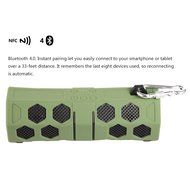 CoolifeOutdoor Waterproof Portable Bluetooth Speaker with 12-Watt Stereo SOS Alarm Outdoor Sports Bluetooth 4.0... N12