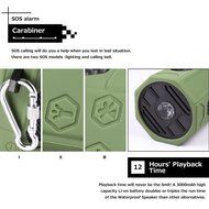CoolifeOutdoor Waterproof Portable Bluetooth Speaker with 12-Watt Stereo SOS Alarm Outdoor Sports Bluetooth 4.0... N14