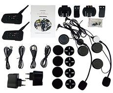 2XG6 6 riders BT interphone bluetooth helmet intercom with Hi-Fi speakers N2