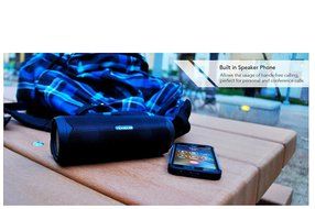 Nixeus ARC 4.0 Ultra-Portable Bluetooth 4.0 Wireless Speaker with aptX, Internal USB Power Bank, Built in Speakerphone... N5