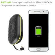 ARCHEER Portable Wireless Bluetooth Shower Speakers With 3000mAh Power Bank External Battery Charger, Bulit-in... N4