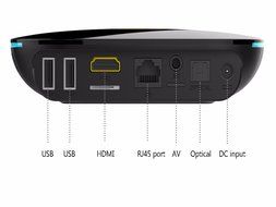 2016 Q Box Android 5.1 TV BOX Amlogic S905 64bits QBOX 2GB/16GB Gigabit LAN WiFi Bluetooth H.265 KODI Full Loaded... N2