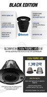 1pcs of Wallsound Wireless Woofers Bluetooth Speaker For Noisy Neighbors Inter noise, High-output /Black Edition