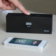 August SE30 Portable Bluetooth Speaker - Compact Wireless SoundBar with 3.5mm in and Rechargeable Battery (Gray... N4
