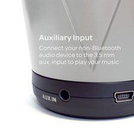 AT&amp;T Hot Joe Portable Wireless Speaker for Smartphones - Retail Packaging - White N3