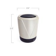AT&amp;T Hot Joe Portable Wireless Speaker for Smartphones - Retail Packaging - White N4