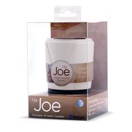 AT&amp;T Hot Joe Portable Wireless Speaker for Smartphones - Retail Packaging - White N5